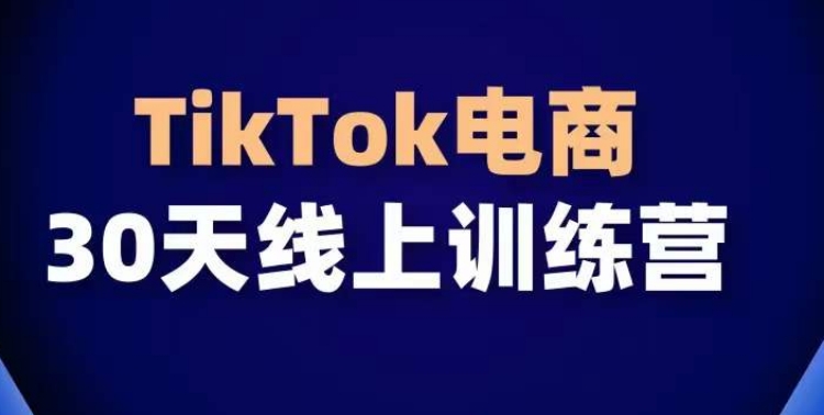 TikTok电商带货30天线上课，不可错过的全球流量洼地！-资源网创